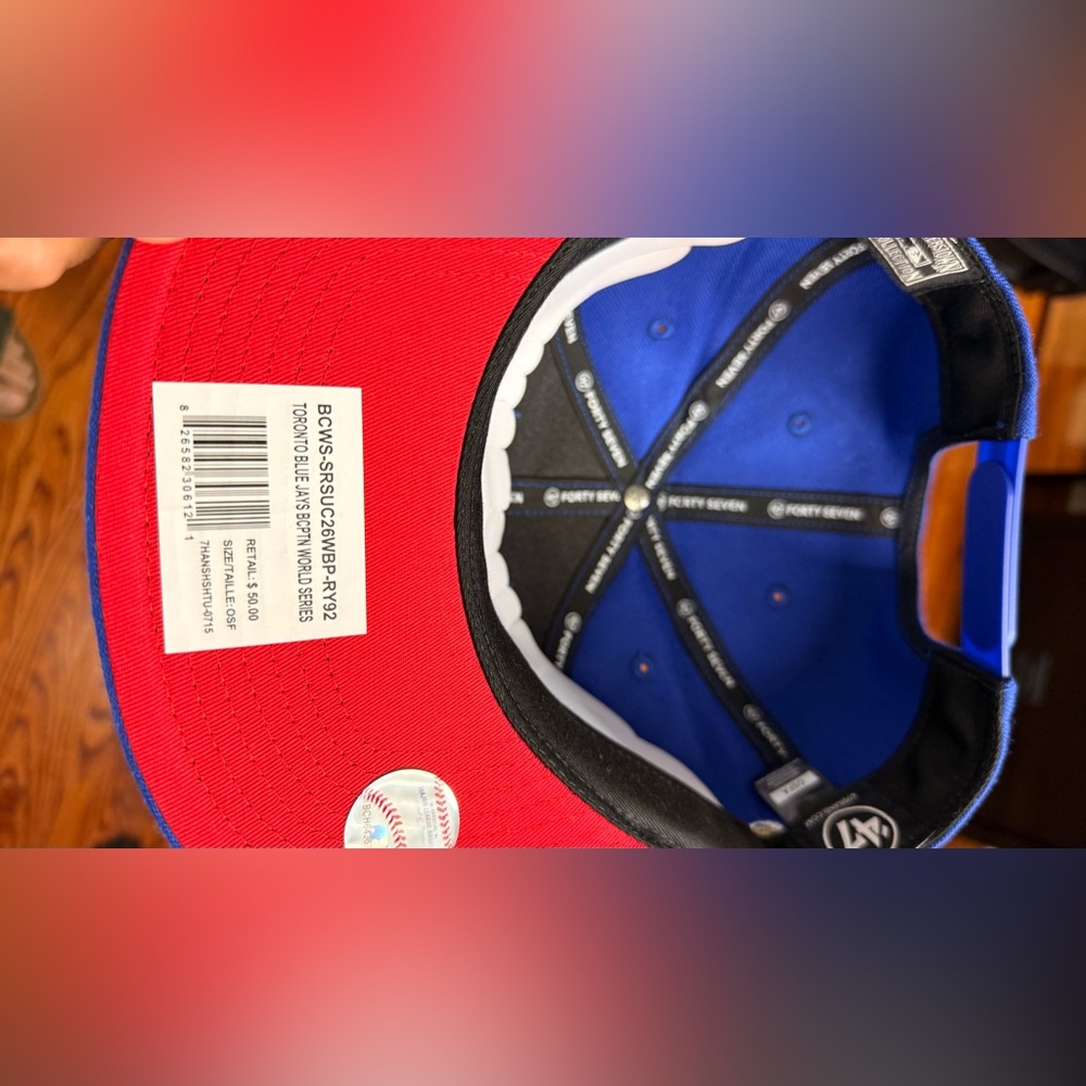 Gorgeous 1992 World Series Jays Cap!!! - Picture 8 of 8